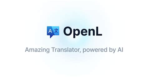 英文 翻譯|OpenL Translate：100 多種語言的精準 AI 翻譯